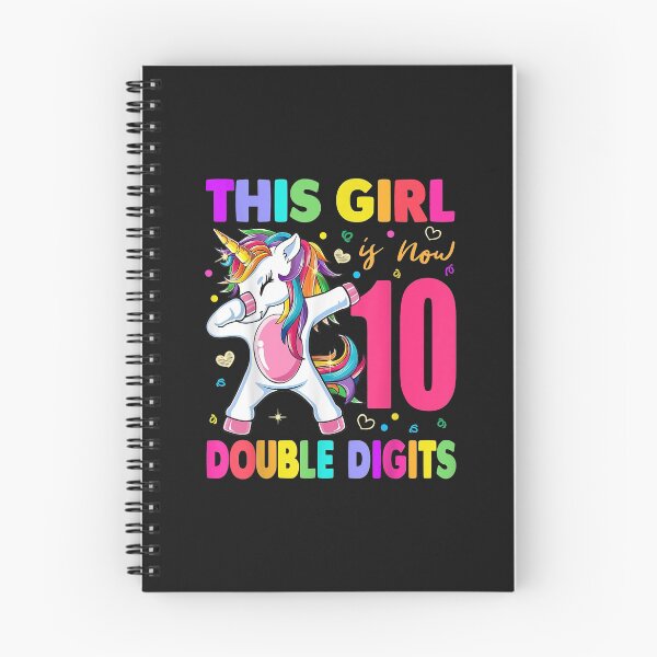 Item preview, This Girl is Now Double Digits Birthday girl 10 year old designed and sold by Plinio12323.