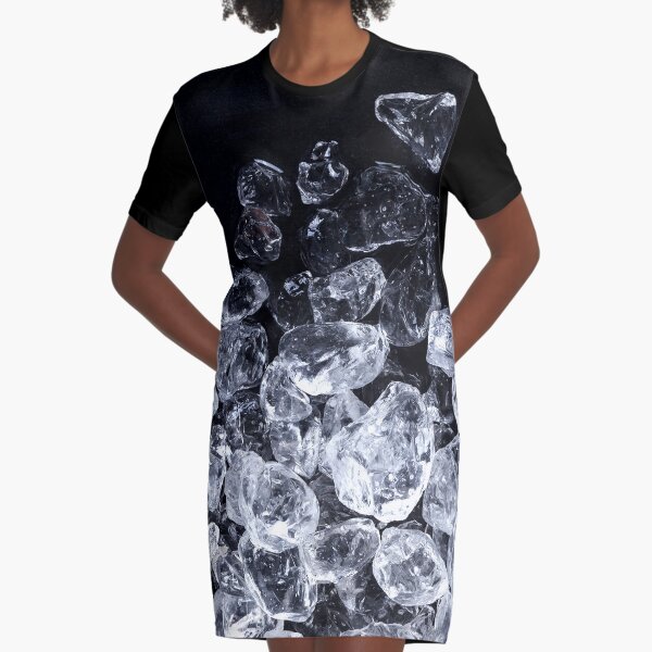 Ice Cube Acid Wash T-Shirt Dress
