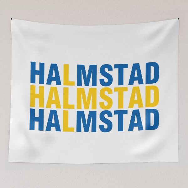 Artikelvorschau, Halmstad City Sverige Flagga entworfen und verkauft von Urosek.