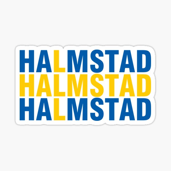 Artikel-Vorschau von Halmstad City Sverige Flagga, designt und verkauft von Urosek.