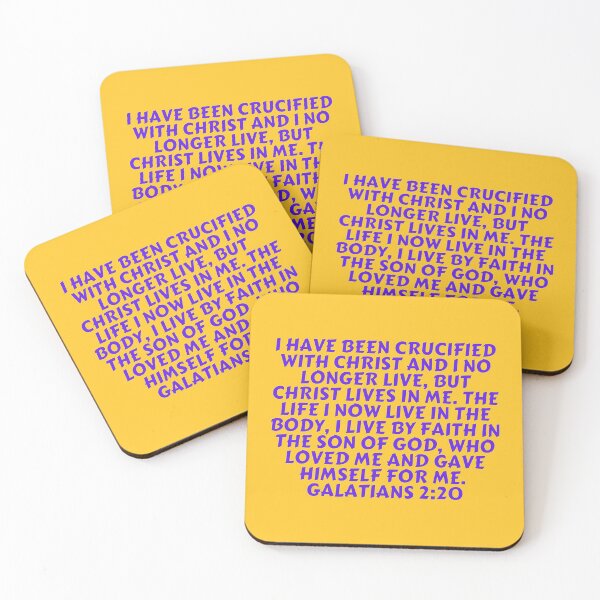 Item preview, Bible Verse Galatians 2:20 designed and sold by Prayingwarrior.