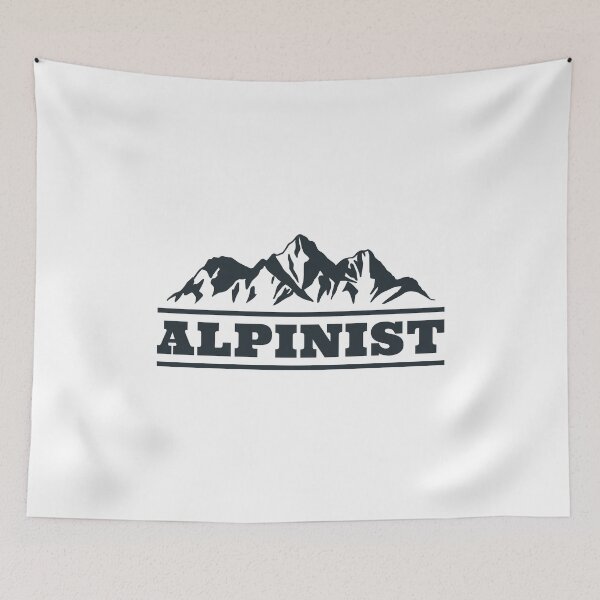 Item preview, Alps mountains alpinist designed and sold by DerSenat.
