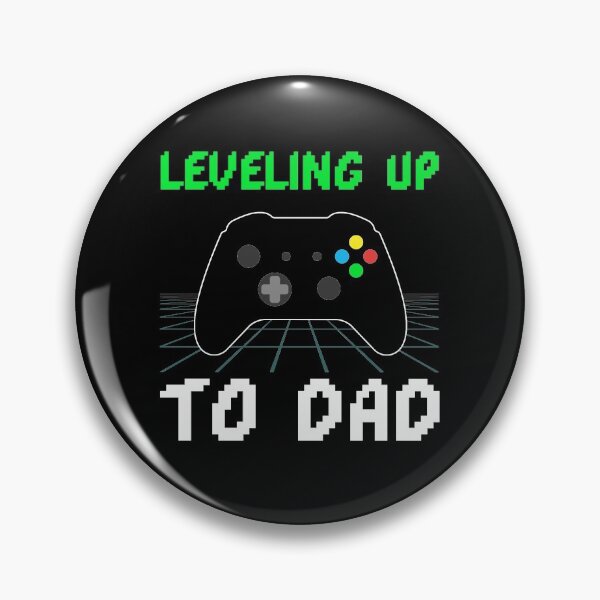 Item preview, Leveling Up To Dad Gamer Cool Retro Gaming New Dad designed and sold by sillyquestions.