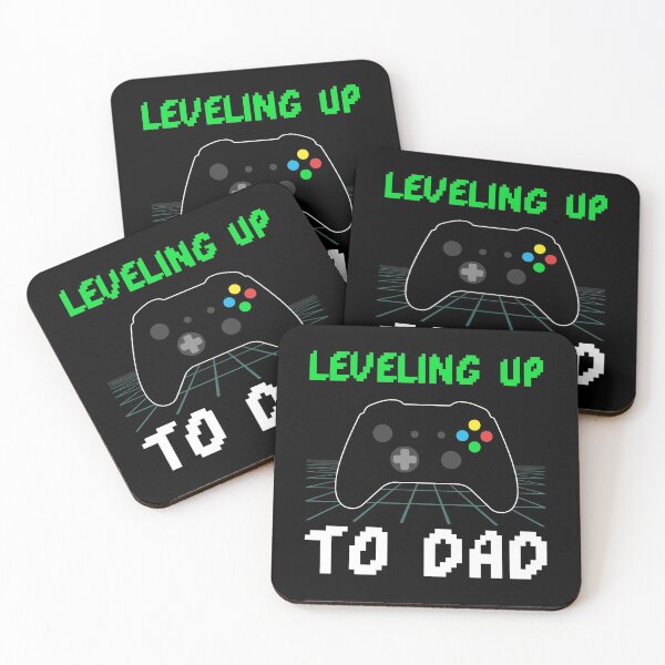 Item preview, Leveling Up To Dad Gamer Cool Retro Gaming New Dad designed and sold by sillyquestions.