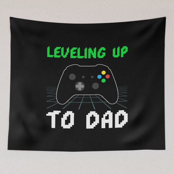 Item preview, Leveling Up To Dad Gamer Cool Retro Gaming New Dad designed and sold by sillyquestions.
