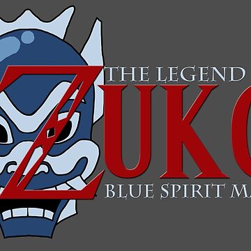 Artwork thumbnail, The Legend of Zuko - Blue Spirit Mask by KidsWithKrayons