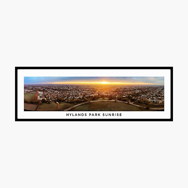 Hylands Park Sunrise Panorama Photographic Print