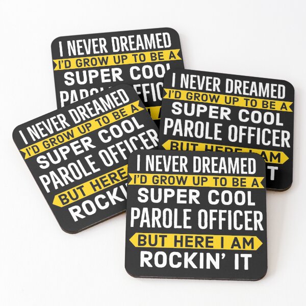 Item preview, Super Cool Parole Officer Gift designed and sold by Luna1Shop.
