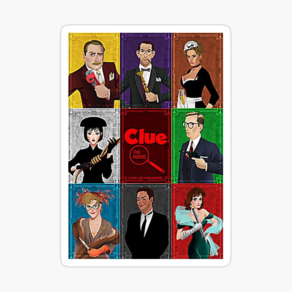 Clue Movie Character Sticker Set (Full Set) | lupon.gov.ph