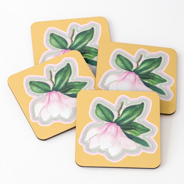 Item preview, Magnolia flower yellow natural designed and sold by Naturalspeed.