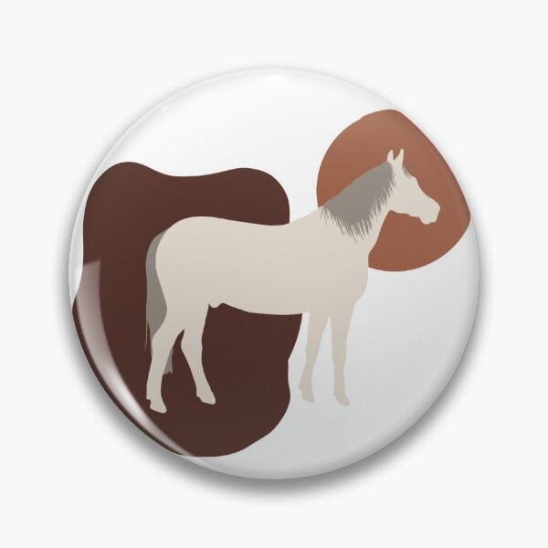 Item preview, Horse gray equestrian white designed and sold by MyArtistry.