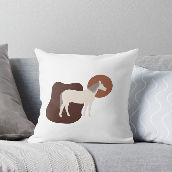 Item preview, Horse gray equestrian white designed and sold by MyArtistry.