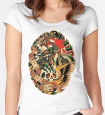 Fuck The World 01 Women's Fitted Scoop T-Shirt