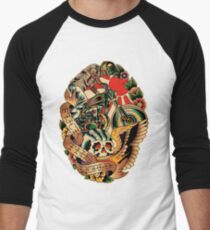 Fuck The World 01 Men's Baseball ¾ T-Shirt
