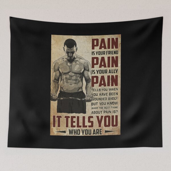 Item preview, Man Weightlifting Pain Is Your Friend designed and sold by Kendall188.