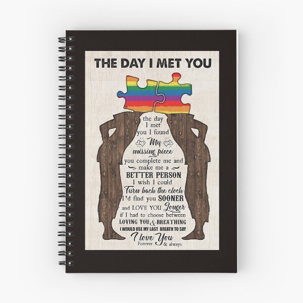 Item preview, LGBT Couple Missing Piece the day i met you designed and sold by Cisnerosf97.