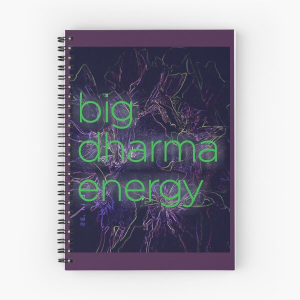 Item preview, Big Dharma Energy Neon Green designed and sold by quietmagenta.