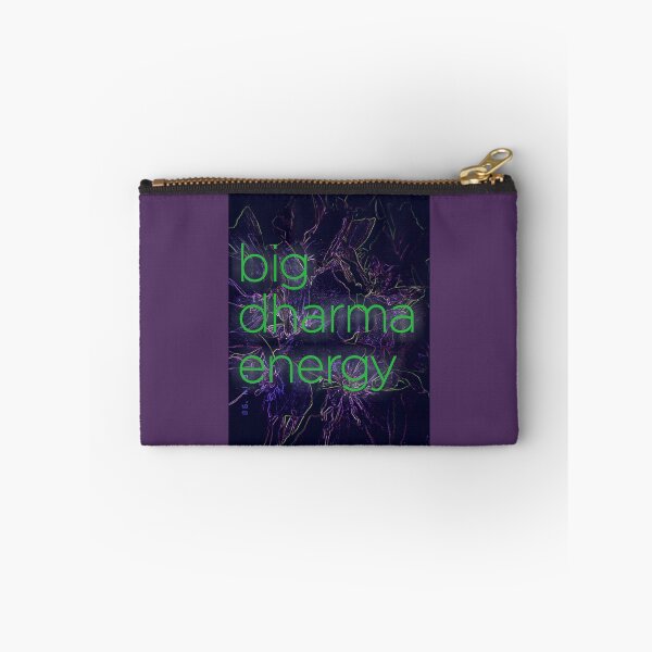 Item preview, Big Dharma Energy Neon Green designed and sold by quietmagenta.