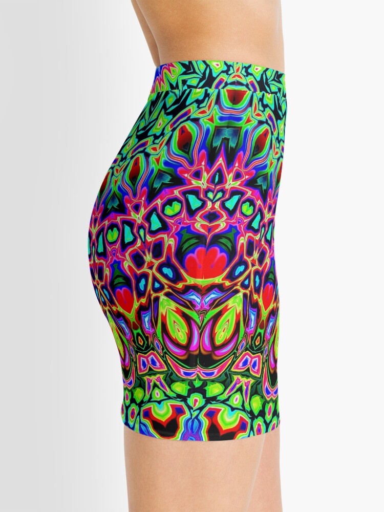 Alternate view of Colorful Concentric Abstract Mini Skirt