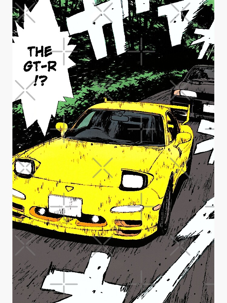 Initial D Fd3s Vs R32 Greeting Card By Xencn Redbubble