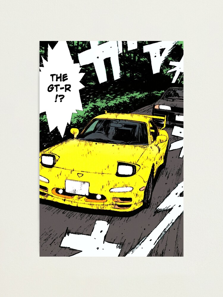 Initial D Fd3s Vs R32 Photographic Print By Xencn Redbubble