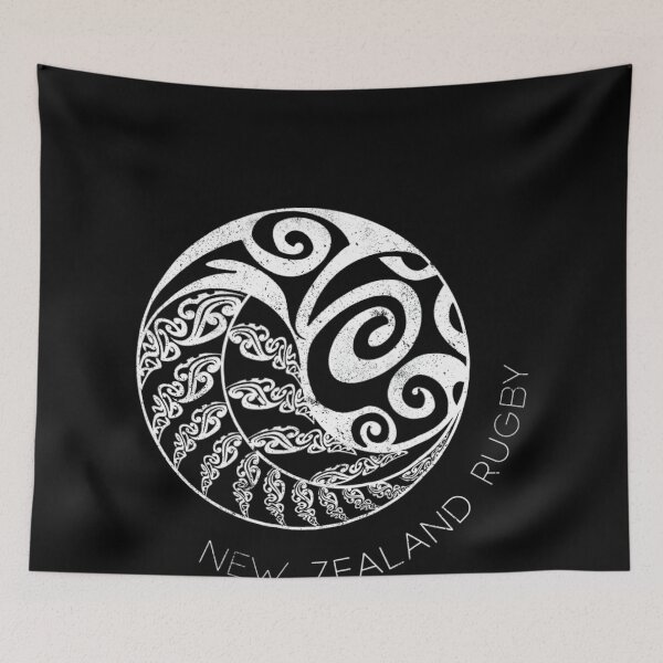 Item preview, New Zealand Rugby T  Maori Inspired Kiwi  Silver Fern  designed and sold by bale2014.
