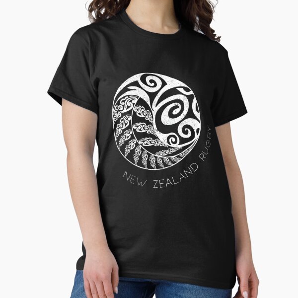Item preview, New Zealand Rugby T  Maori Inspired Kiwi  Silver Fern  designed and sold by bale2014.