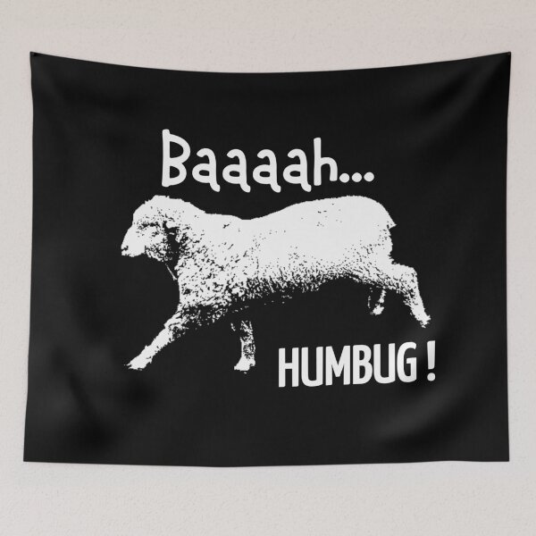 Item preview, Baaaah HUMBUG sheep designed and sold by Tree45.