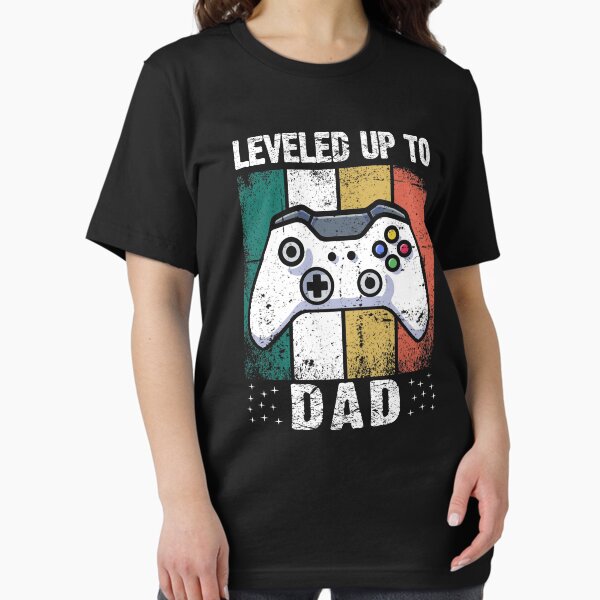 Item preview, Leveled up to dad, New dad shirt, First time daddy gift idea  designed and sold by Majesticoo.