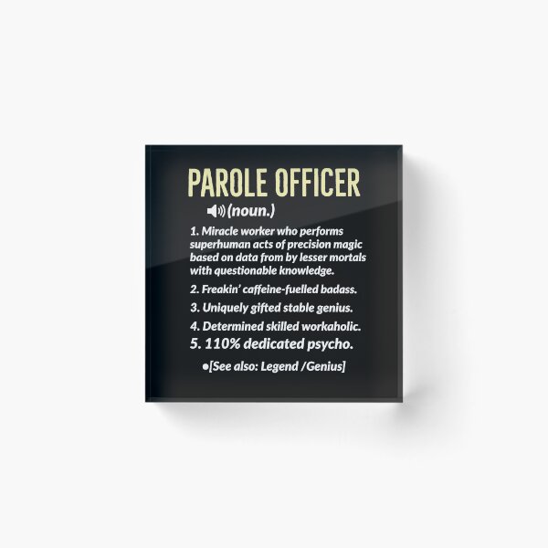 Item preview, Parole Officer Definition Gift designed and sold by Luna1Shop.