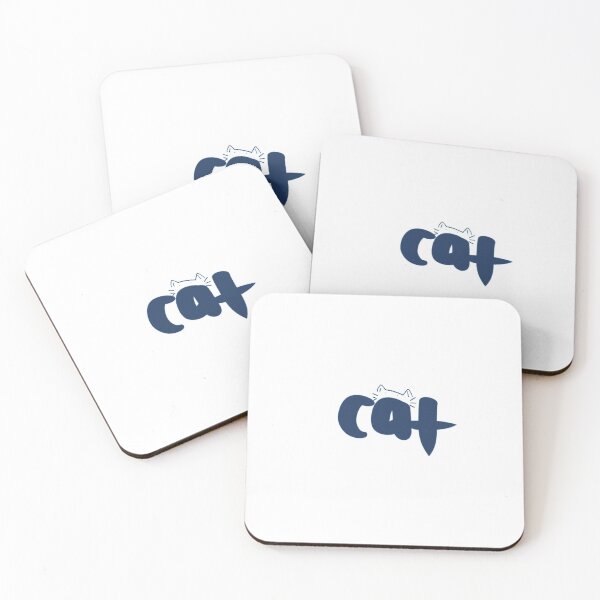 Item preview, Cute Kawaii Cat Kitty Blue Text designed and sold by lucyjohnsn.