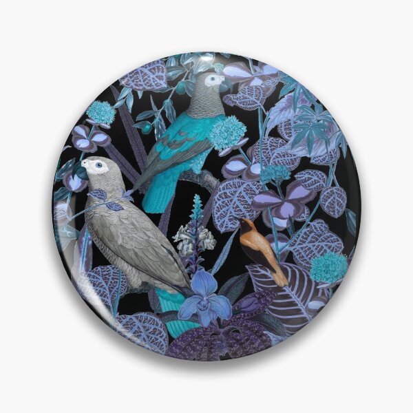 Artikelvorschau, Vögel Papagai blau Muster entworfen und verkauft von Birdhead.