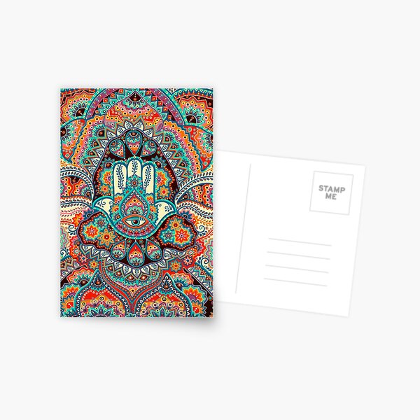 Hamsa Hand Postcard