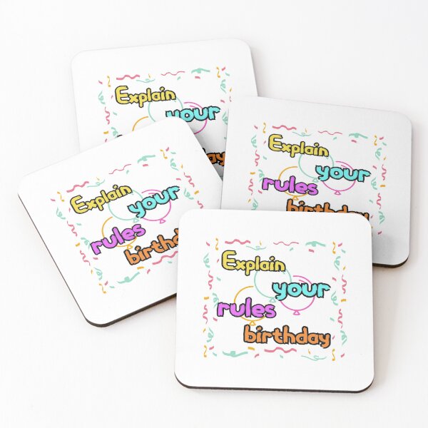 Item preview, Explain your rules birthday designed and sold by Unique-on.