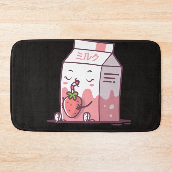 Artikelvorschau, Erdbeermilch Erdbeermilch Kawaii entworfen und verkauft von MirekCibuka.