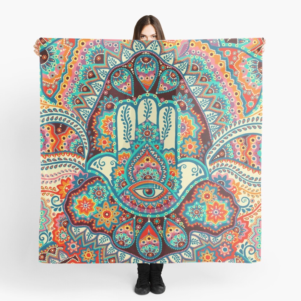 Hamsa Hand Scarf
