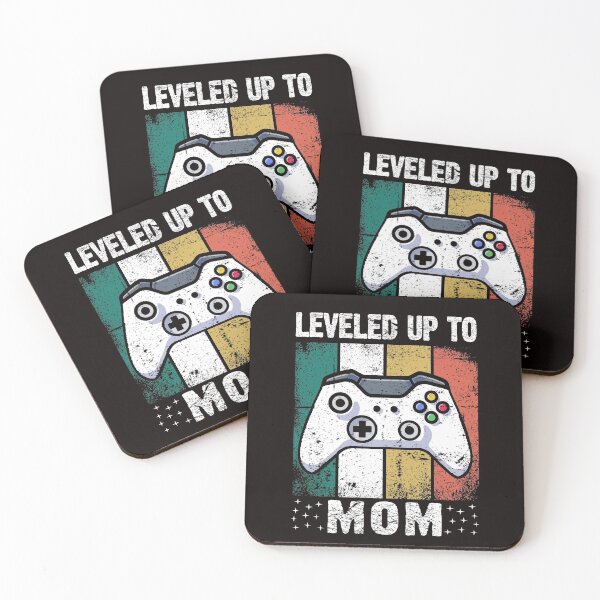 Item preview, Leveled up to mom, New mom shirt, First time mom gift idea  designed and sold by Majesticoo.