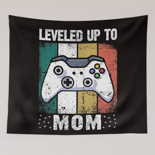 Item preview, Leveled up to mom, New mom shirt, First time mom gift idea  designed and sold by Majesticoo.