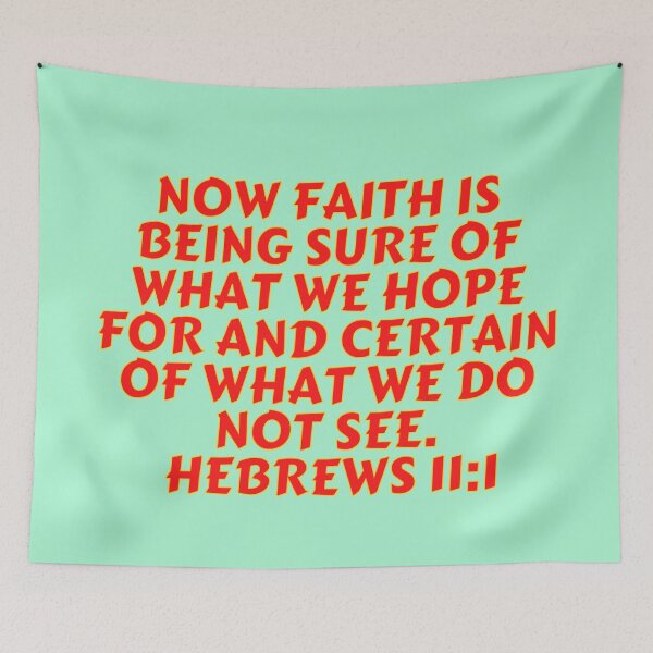 Item preview, Bible Verse Hebrews 11:1 designed and sold by Prayingwarrior.