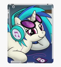 The Audiophile (Vinyl Scratch Poster) iPad Case/Skin
