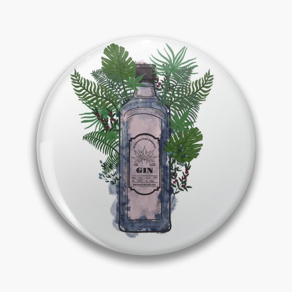 Item preview, Botanical Gin Bottle designed and sold by HBCreations19.