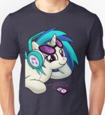 Camiseta ajustada The Audiophile (Vinyl Scratch Poster)