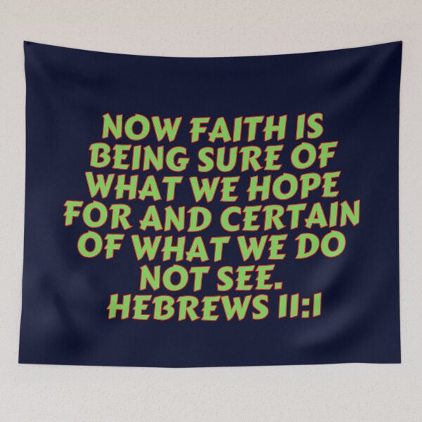 Item preview, Bible Verse Hebrews 11:1 designed and sold by Prayingwarrior.