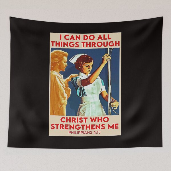 Item preview, Nurse I can do all things through christ who strengthens me phikippians 4 13 designed and sold by reenea84.