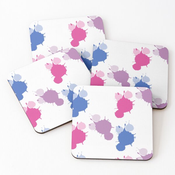 Item preview, Bisexual Flag Splatter Paint - White Ver. designed and sold by atomsandler.