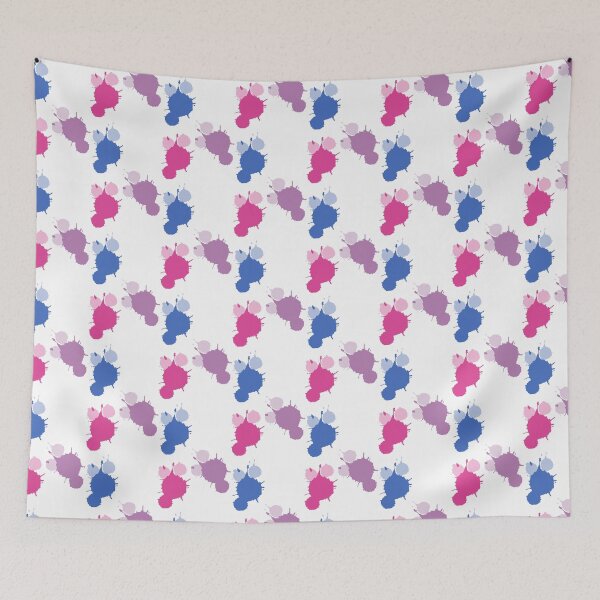 Item preview, Bisexual Flag Splatter Paint - White Ver. designed and sold by atomsandler.