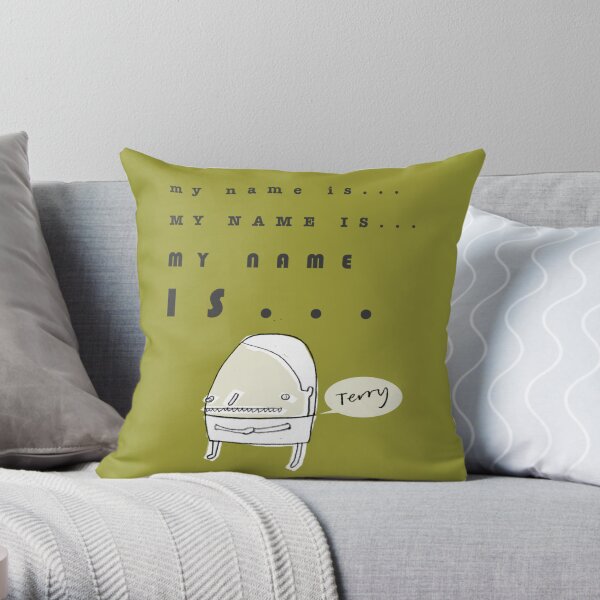Hi, My Name Is.... Terry Throw Pillow