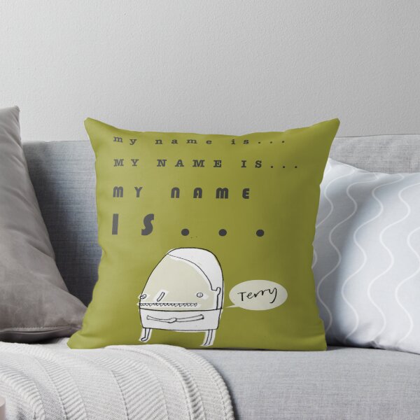 Hi, My Name Is.... Terry Throw Pillow