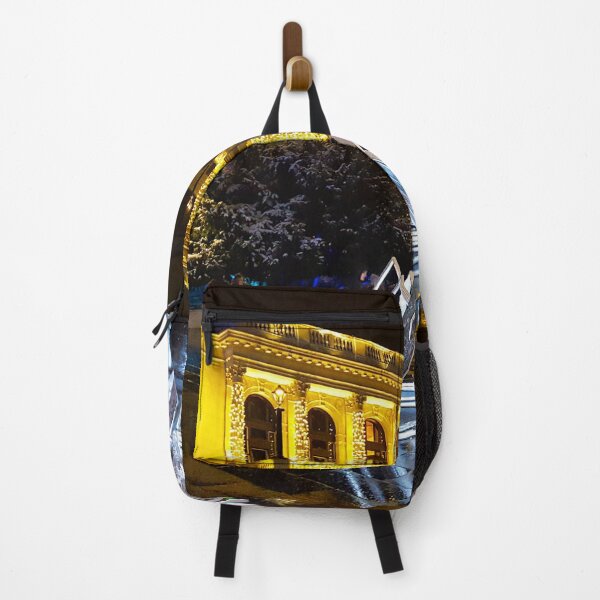 Item preview, Bosnian National Theater at night designed and sold by S-A-D-art-craft.