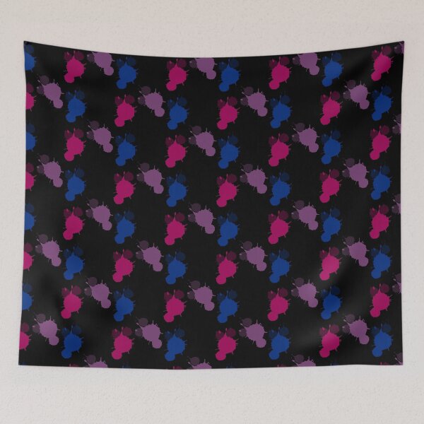 Item preview, Bisexual Flag Splatter Paint - Black Ver. designed and sold by atomsandler.
